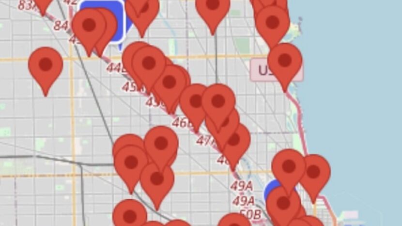 Chi Homeless Mapping Oct 2023